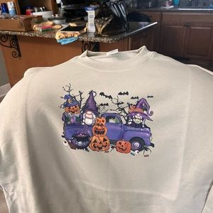 Halloween purple truck crew